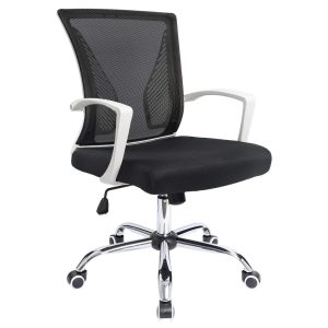 Homall Ergonomic Mesh Desk Chair with Mid Again Assist, Swivel Design, and Armrests for Workplace Use