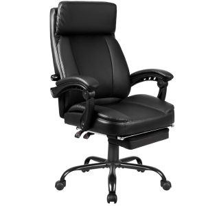 Homall Govt Leather-based Workplace Chair with Excessive Again and Footrest