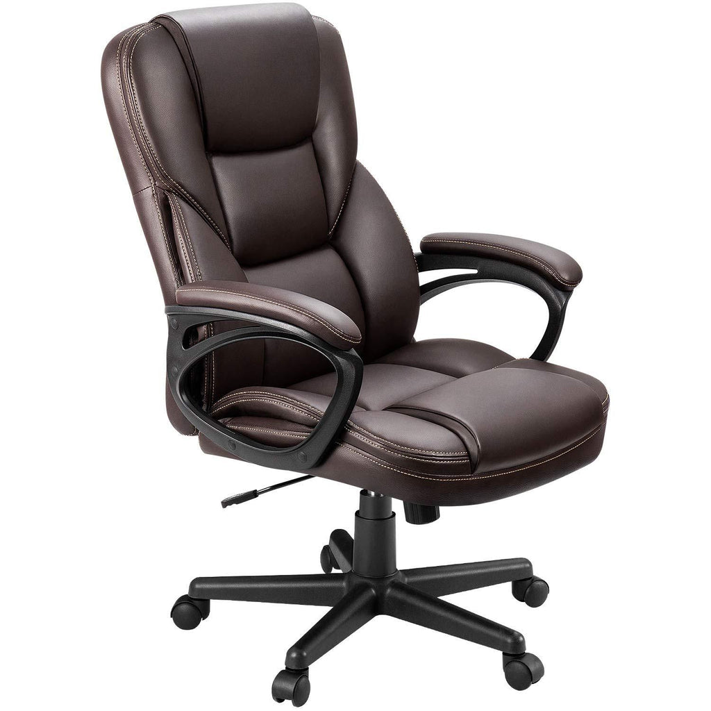 Homall Govt Workplace Chair – Excessive Again Adjustable Managerial Desk Chair with Swivel Operate, PU Leather-based and Lumbar Help for House Use