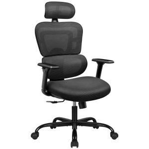 Homall Excessive Again Mesh Workplace Chair – Swivel Material Pc Desk Chair